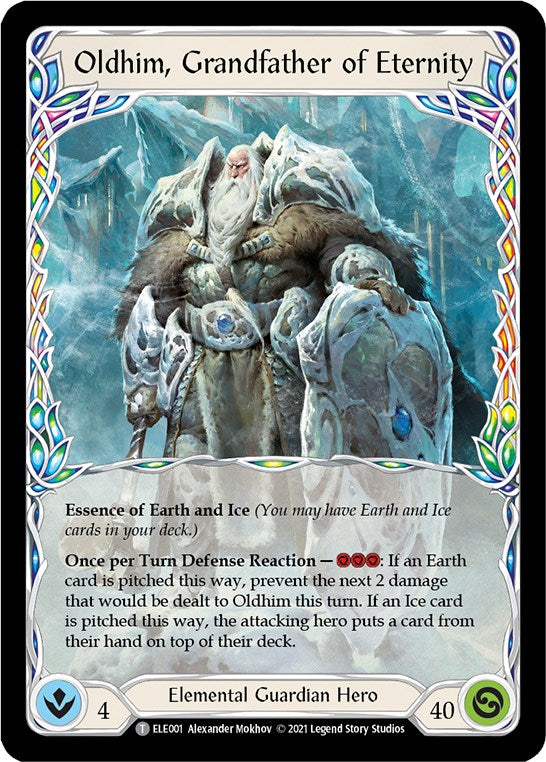 Image of Oldhim, Grandfather of Eternity // Oldhim [ELE001 // ELE002] (Tales of Aria)