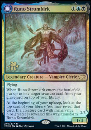Image of Runo Stromkirk // Krothuss, Lord of the Deep [Innistrad: Crimson Vow Prerelease Promos]