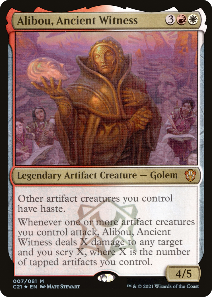 Image of Alibou, Ancient Witness [Commander 2021]