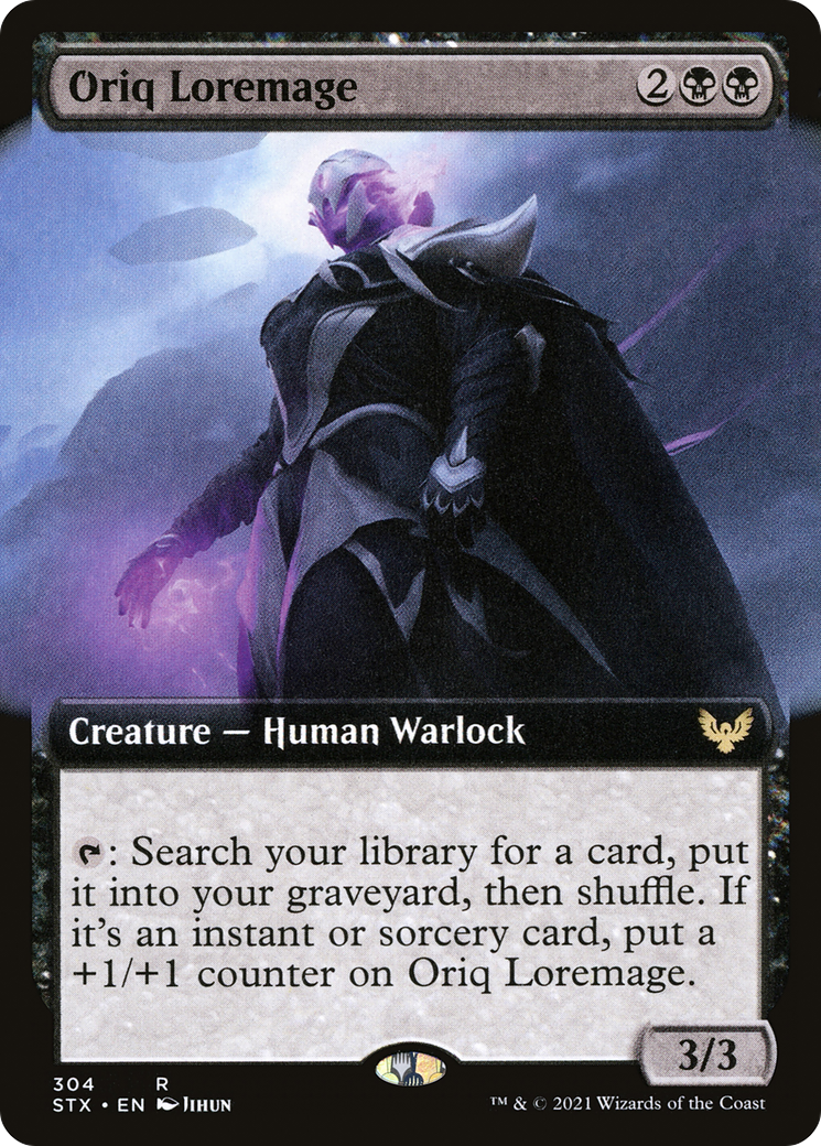 Image of Oriq Loremage (Extended Art) [Strixhaven: School of Mages]