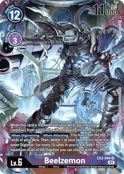 Image of Beelzemon [EX2-044] (Alternate Art) [Digital Hazard]