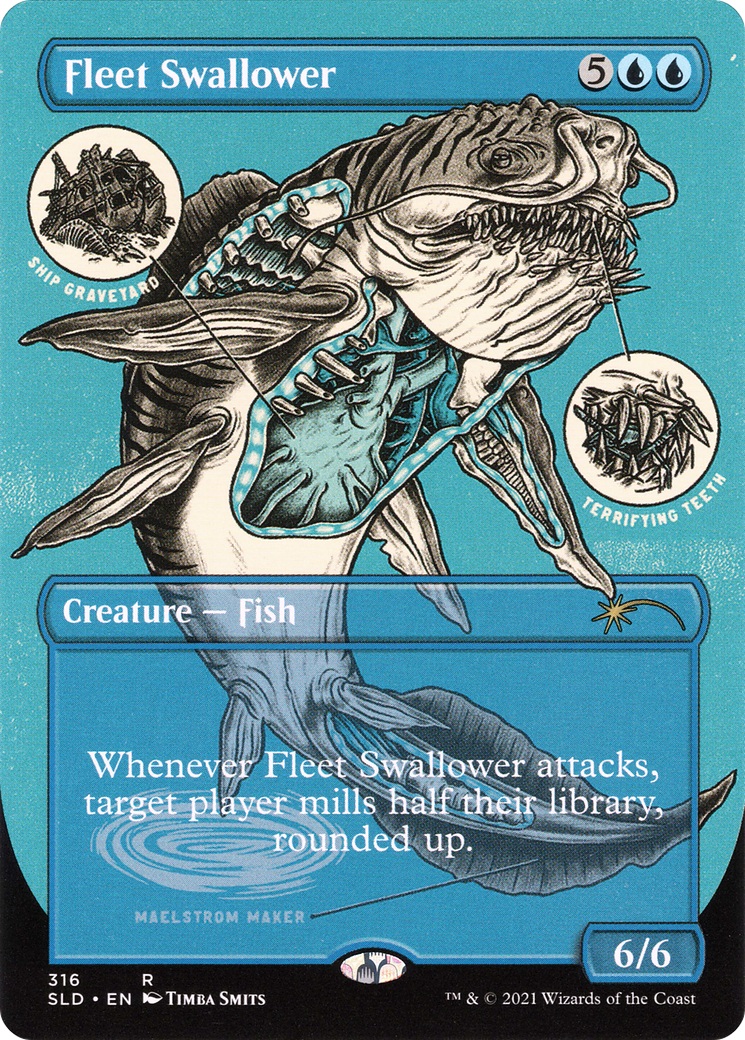 Image of Fleet Swallower (Borderless) [Secret Lair Drop Series]