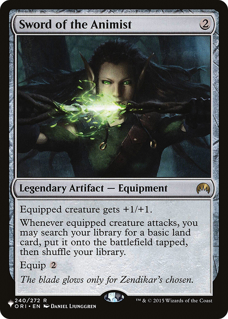 Image of Sword of the Animist [Secret Lair: Angels]