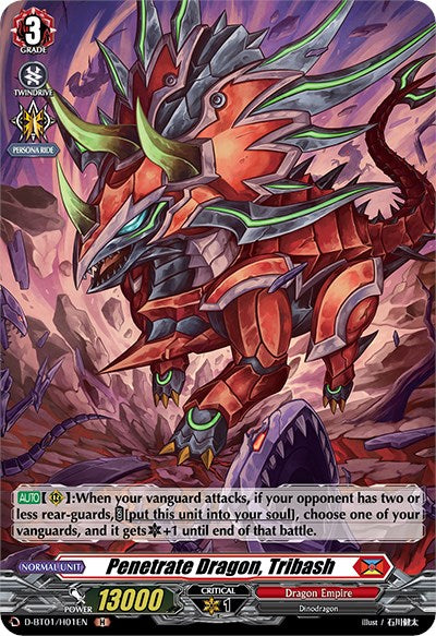 Image of Penetrate Dragon, Tribash (D-BT01/H01EN) [Genesis of the Five Greats]