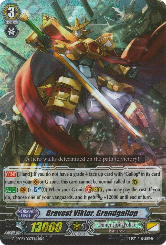 Image of Bravest Viktor, Grandgallop (G-EB03/007EN) [The GALAXY STAR GATE]