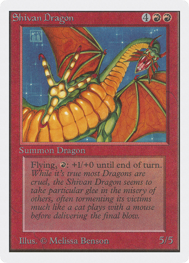Image of Shivan Dragon [Unlimited Edition]