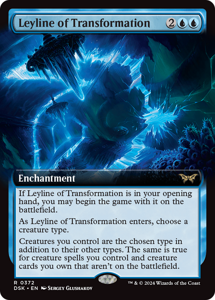 Image of Leyline of Transformation (Extended Art) [Duskmourn: House of Horror]