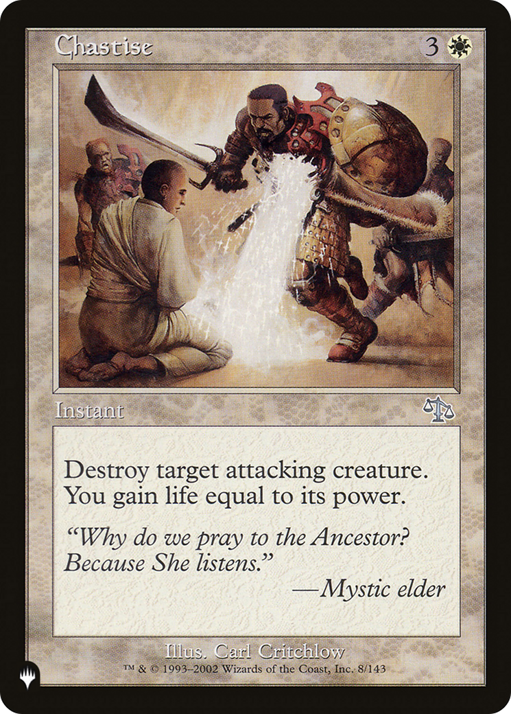 Image of Chastise [The List]