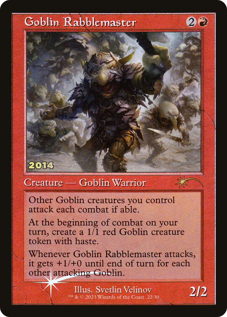 Image of Goblin Rabblemaster [30th Anniversary Promos]