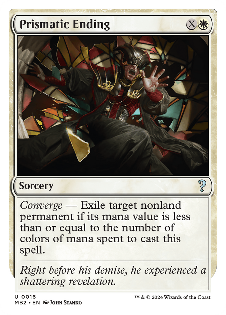 Image of Prismatic Ending (White Border) [Mystery Booster 2]