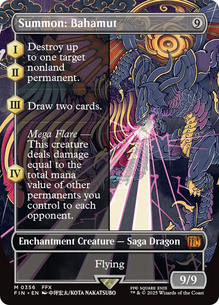 Image of Summon: Bahamut (Borderless) [FINAL FANTASY]