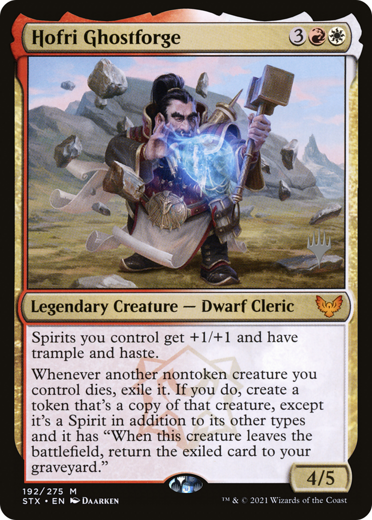 Image of Hofri Ghostforge (Promo Pack) [Strixhaven: School of Mages Promos]