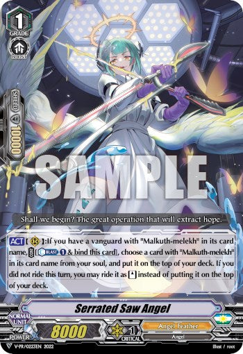 Image of Serrated Saw Angel (V-PR/0223EN 2022) [V Promo Cards]
