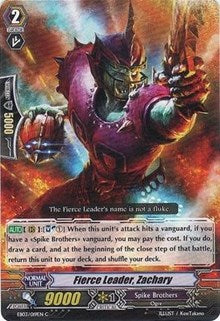 Image of Fierce Leader, Zachary (EB03/019EN) [Cavalry of Black Steel]