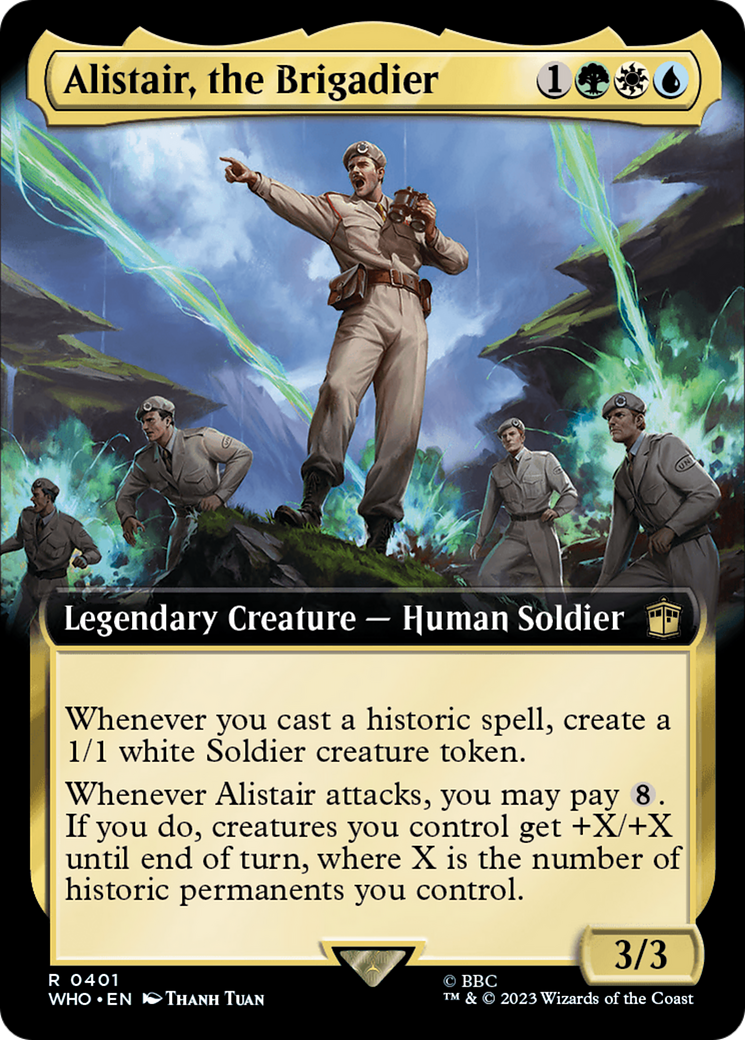 Image of Alistair, the Brigadier (Extended Art) [Doctor Who]