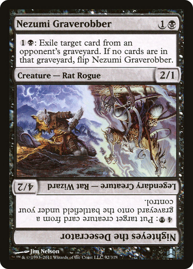 Image of Nezumi Graverobber // Nighteyes the Desecrator [Commander 2011]