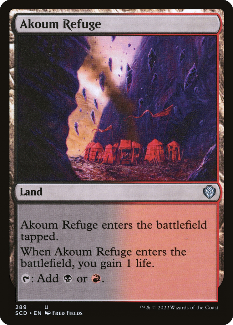 Image of Akoum Refuge [Starter Commander Decks]