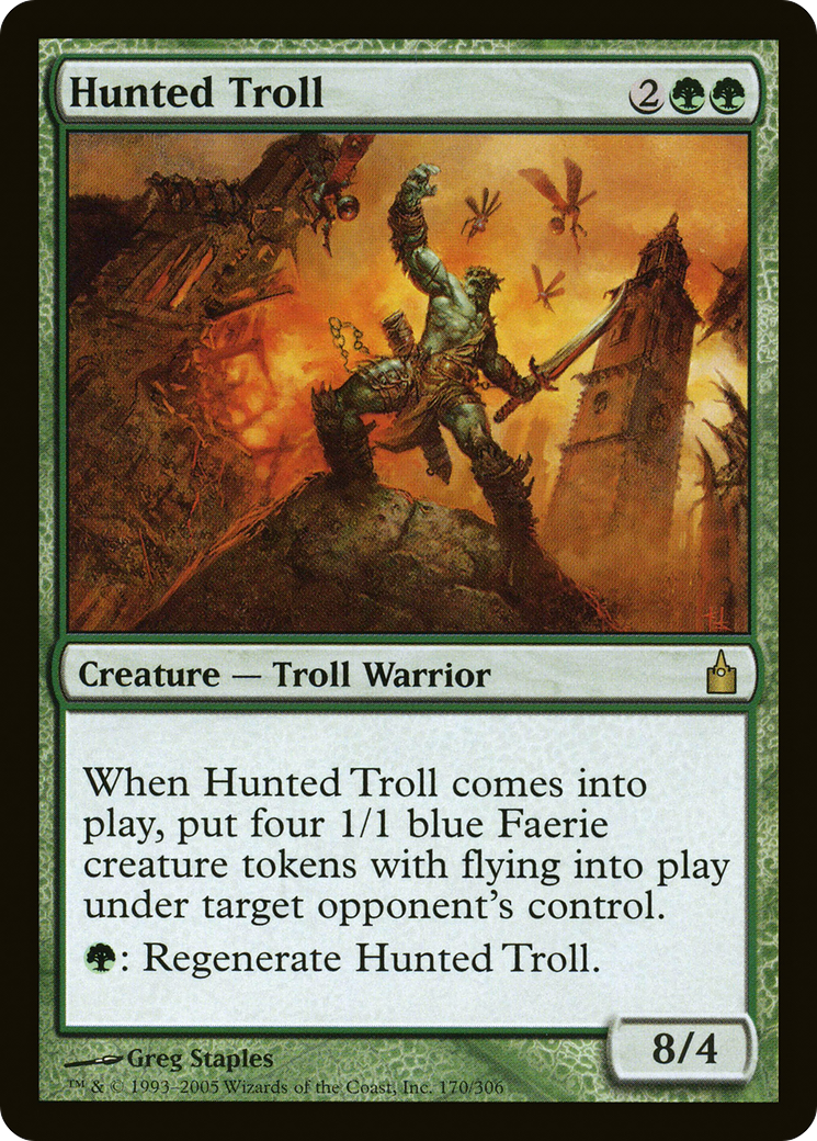 Image of Hunted Troll [Ravnica: City of Guilds]