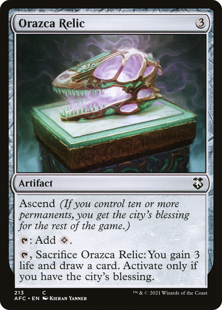 Image of Orazca Relic [Dungeons & Dragons: Adventures in the Forgotten Realms Commander]