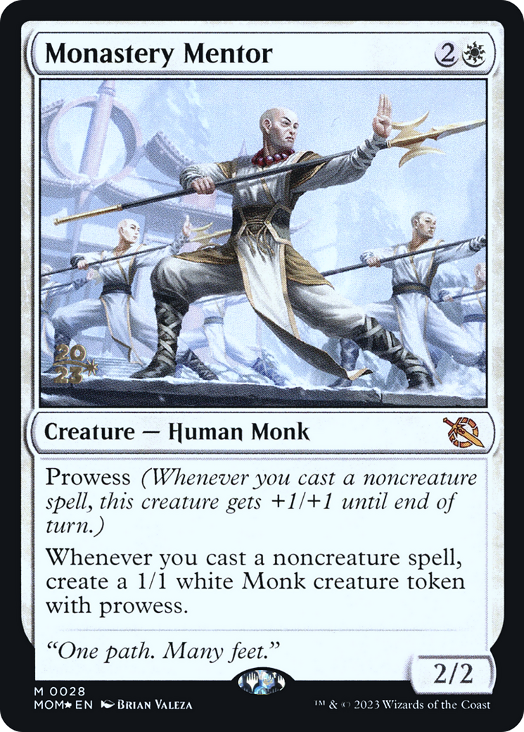 Image of Monastery Mentor [March of the Machine Prerelease Promos]