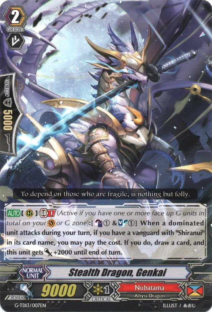 Image of Stealth Dragon, Genkai (G-TD13/007EN) [Evil Eye Sovereign]