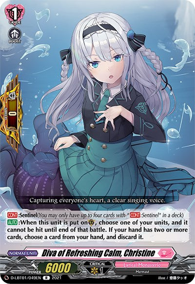 Image of Diva of Refreshing Calm, Christine (D-LBT01/049EN) [Lyrical Melody]