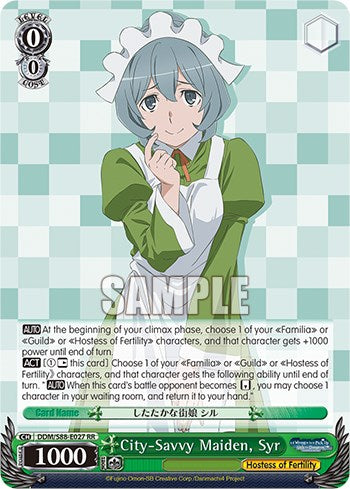 Image of City-Savvy Maiden, Syr (DDM/S88-E027 RR) [Is it Wrong to Try to Pick Up Girls in a Dungeon?]