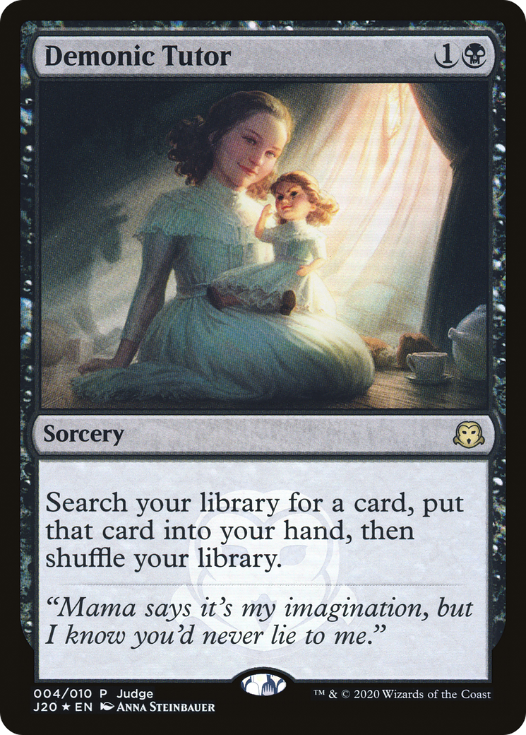 Image of Demonic Tutor [Judge Gift Cards 2020]