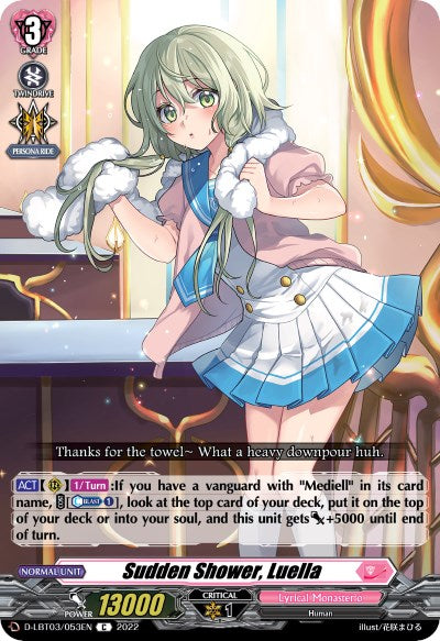 Image of Sudden Shower, Luella (D-LBT03/053EN) [Lyrical Monasterio: Summertime Memories!]