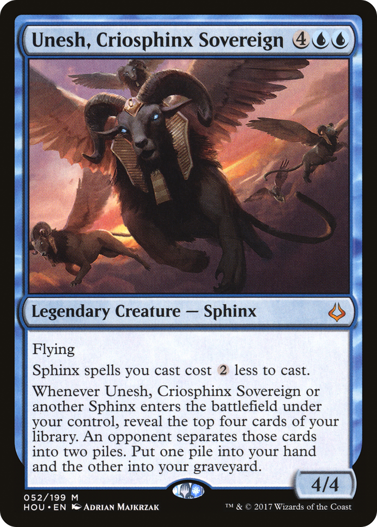Image of Unesh, Criosphinx Sovereign [Hour of Devastation]