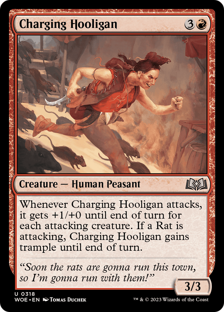 Image of Charging Hooligan [Wilds of Eldraine]
