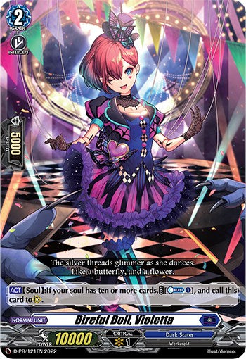 Image of Direful Doll, Violetta (D-PR/121EN) [D Promo Cards]