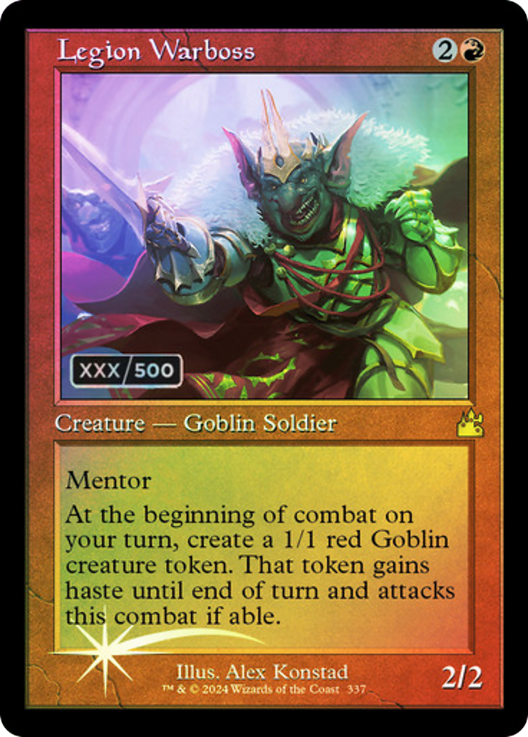Image of Legion Warboss (Retro) (Serialized) [Ravnica Remastered]