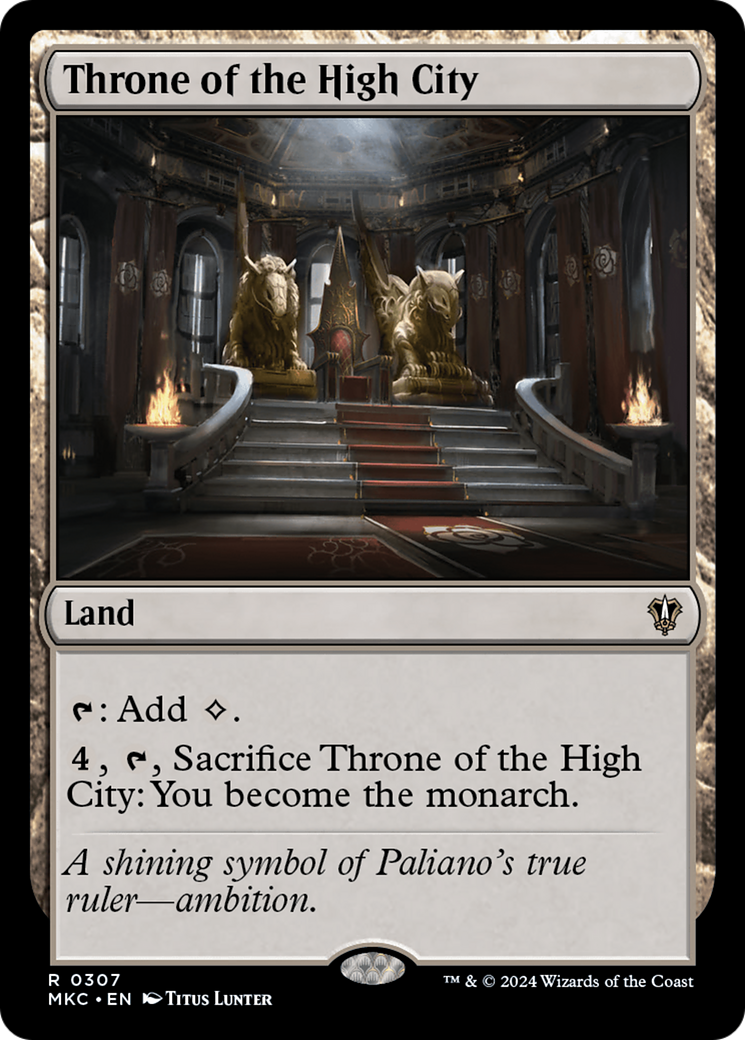 Image of Throne of the High City [Murders at Karlov Manor Commander]