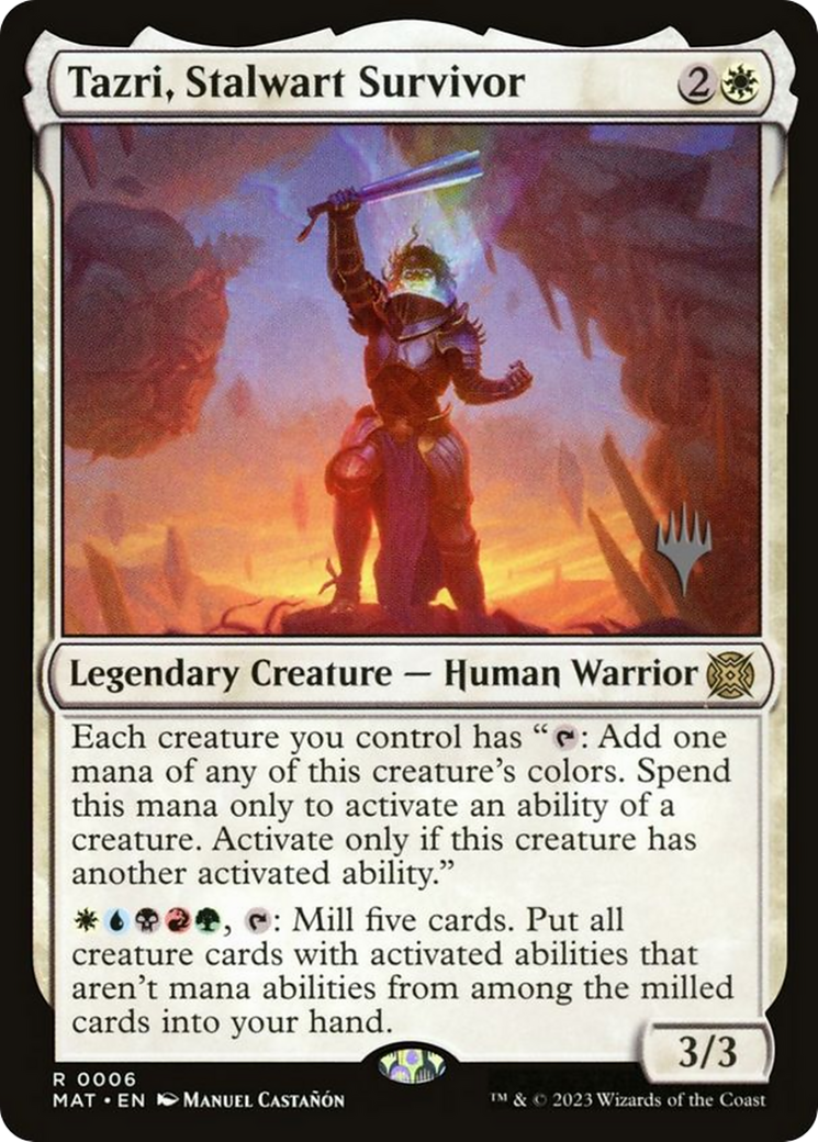 Image of Tazri, Stalwart Survivor (Promo Pack) [The Lost Caverns of Ixalan Promos]