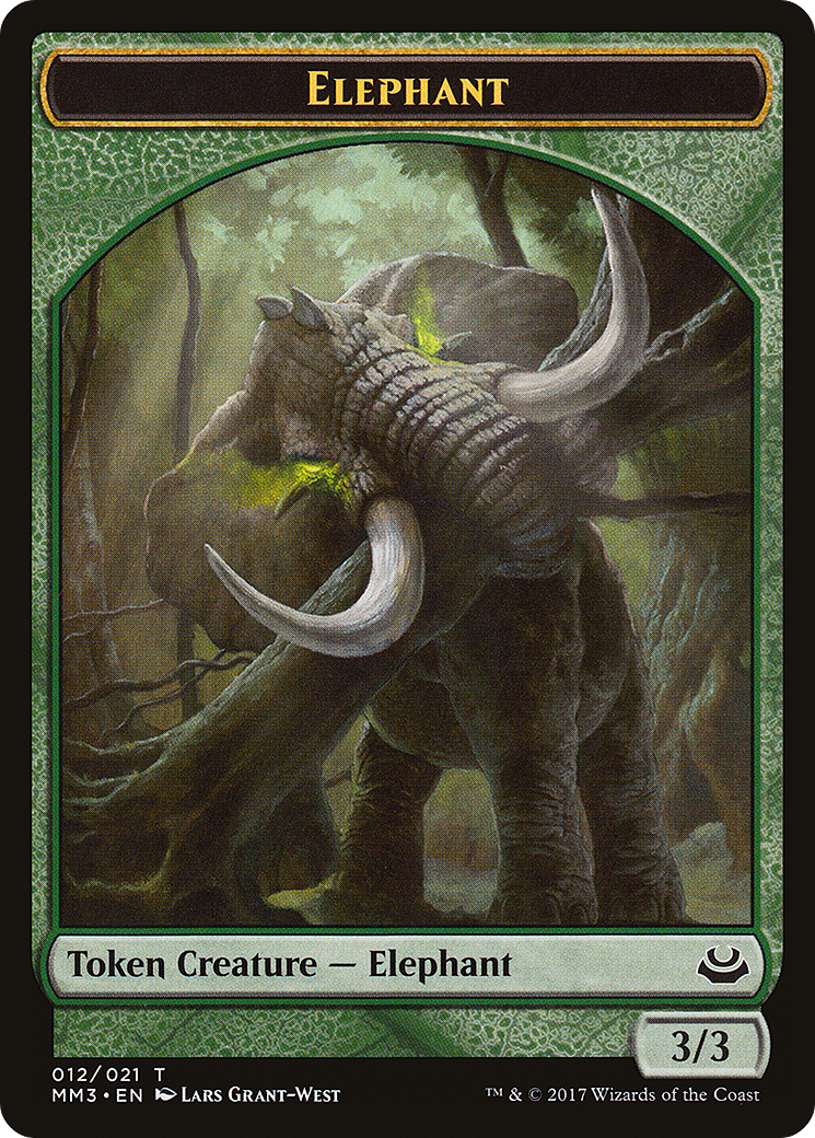 Image of Elephant Token [Modern Masters 2017 Tokens]