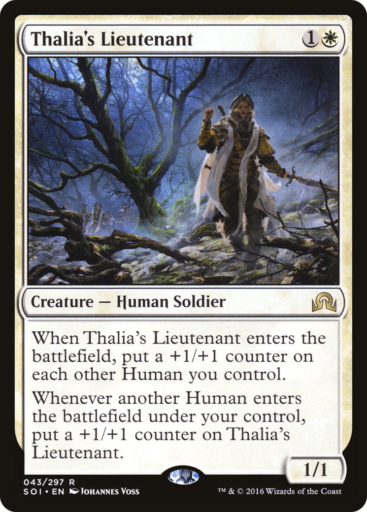 Image of Thalia's Lieutenant [Shadows over Innistrad]