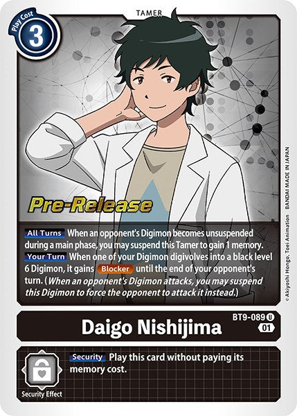 Image of Daigo Nishijima [BT9-089] [X Record Pre-Release Promos]