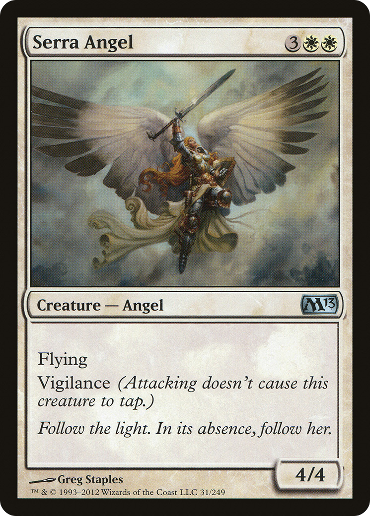 Image of Serra Angel [Magic 2013]