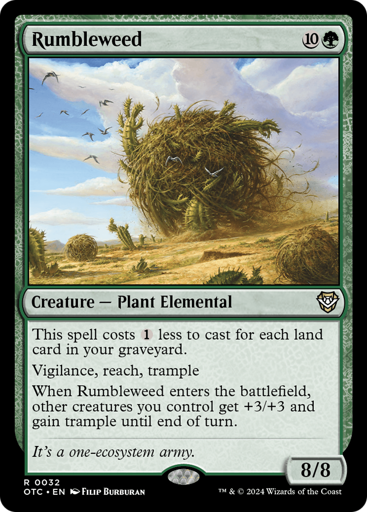 Image of Rumbleweed [Outlaws of Thunder Junction Commander]