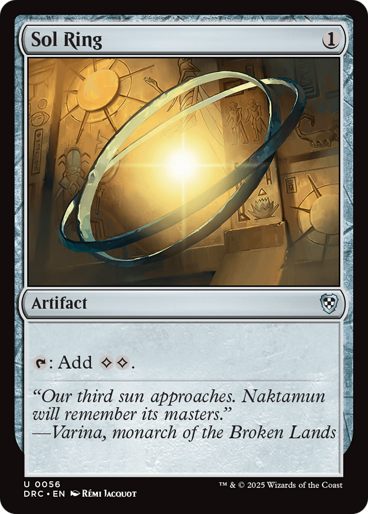 Image of Sol Ring (0056) [Aetherdrift Commander]