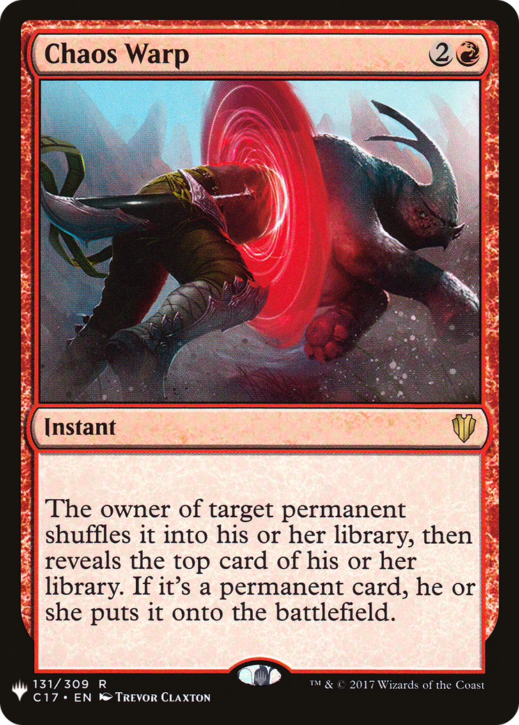 Image of Chaos Warp (C17) [The List]