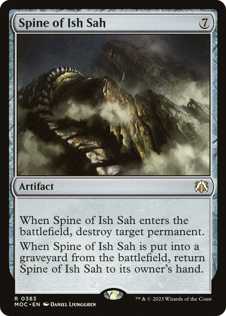 Image of Spine of Ish Sah [March of the Machine Commander]