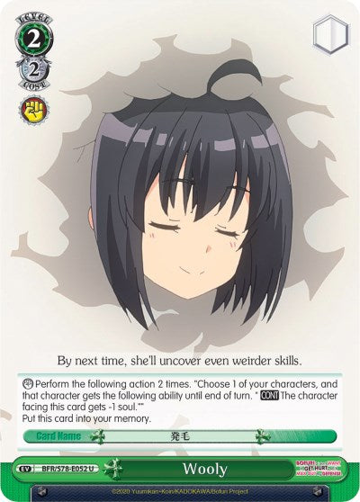 Image of Wooly (BFR/S78-E052 U) [BOFURI: I Don't Want to Get Hurt, so I'll Max Out My Defense]