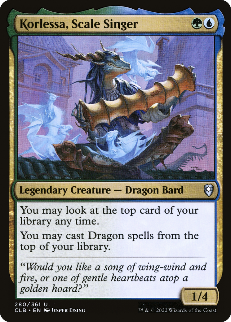 Image of Korlessa, Scale Singer [Commander Legends: Battle for Baldur's Gate]