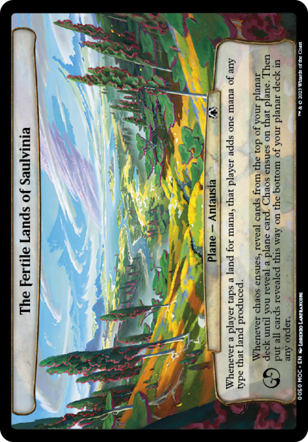 Image of The Fertile Lands of Saulvinia [March of the Machine Commander]