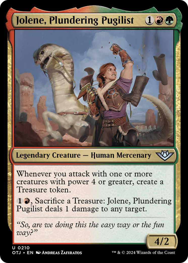 Image of Jolene, Plundering Pugilist [Outlaws of Thunder Junction]