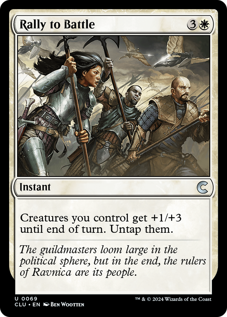 Image of Rally to Battle [Ravnica: Clue Edition]