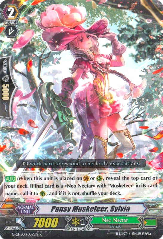 Image of Pansy Musketeer, Sylvia (G-CHB01/039EN) [TRY3 NEXT]