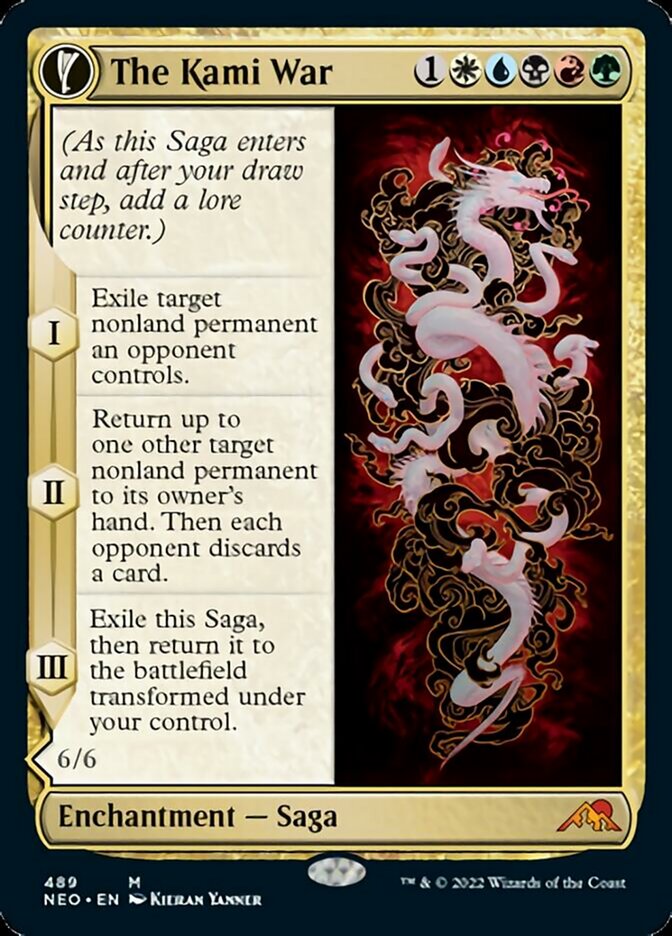Image of The Kami War // O-Kagachi Made Manifest (Extended Art) [Kamigawa: Neon Dynasty]